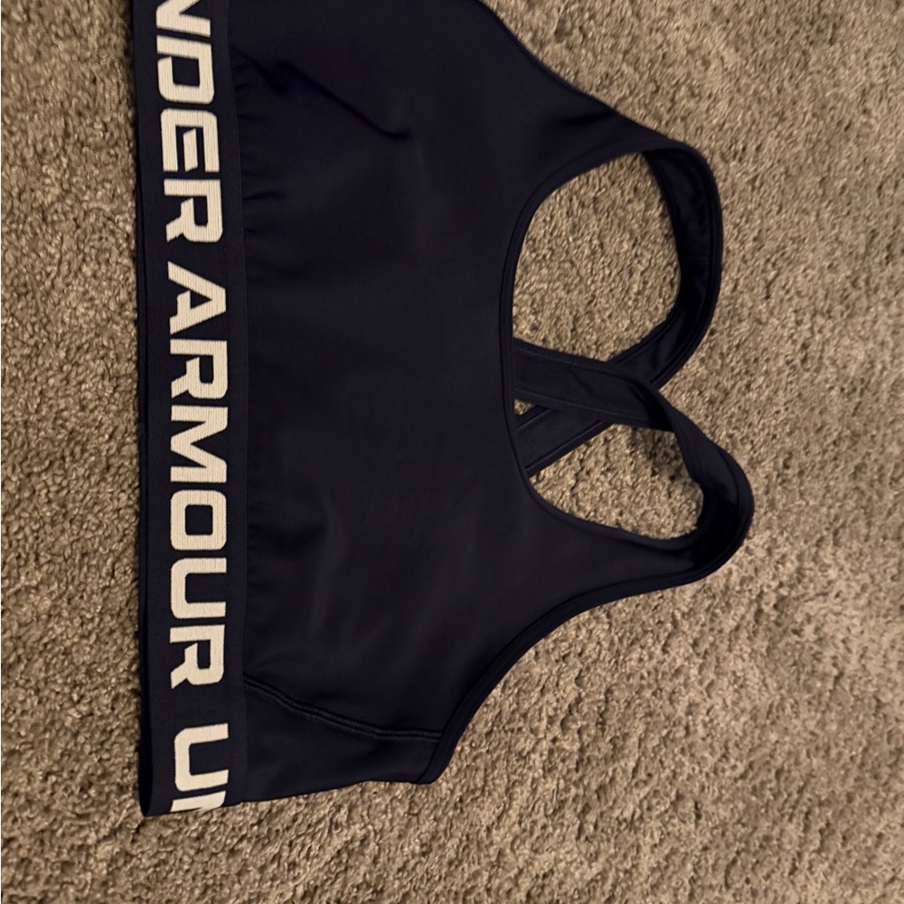 Under Armour Navy Sports Bra size large